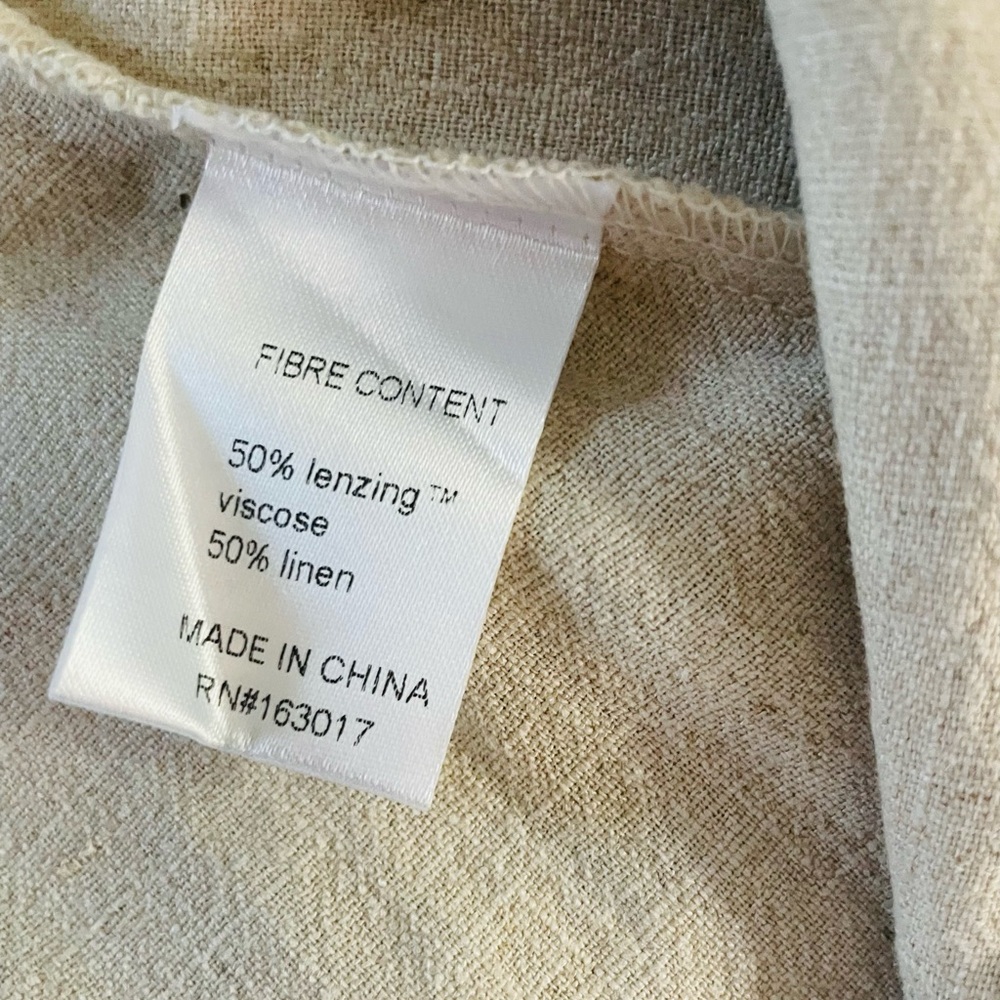 NWT Princess Polly Gigi Beige Linen Skort - Size 6 - Picture 6 of 8